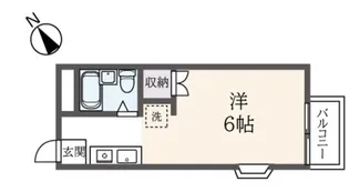 キャッスル井の頭【1階】の間取り
