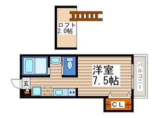 Feliz越谷【2階】の間取り