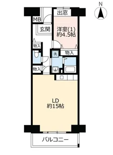 UR多摩ニュータウン南大沢学園二番街【6階】の間取り