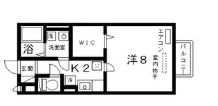 ドリーム葉月 六番館【1階】の間取り