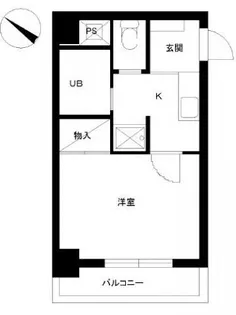 スカイコート日本橋浜町第2【3階】の間取り
