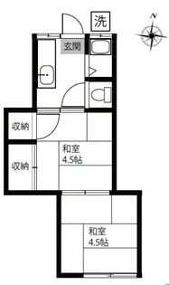 あすかアパートメント瀬谷B【1階】の間取り