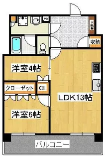 パークアクシス西船橋本郷町【8階】の間取り