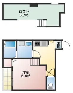 Cathbharr車道【1階】の間取り