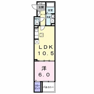 ルリアンラポーズ【1階】の間取り