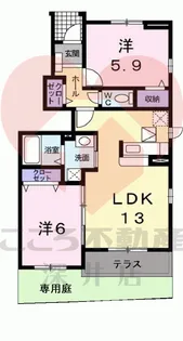 グランフィオーレ【1階】の間取り