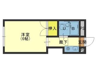 フォルツァ舟橋【4階】の間取り