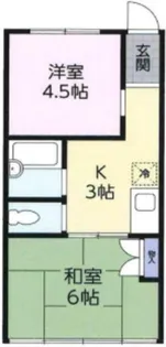 レジデンスキタジマ【3階】の間取り