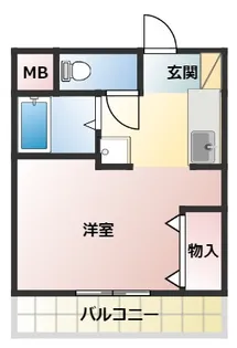 ジュネス新在家【3階】の間取り