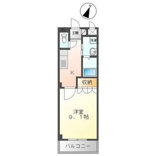 ビエント【2階】の間取り