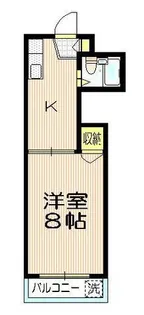 シャトレー富ヶ谷【3階】の間取り