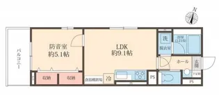 Liberte井草【4階】の間取り