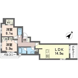 ニワヤ【2階】の間取り