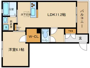 SHM高井田【1階】の間取り