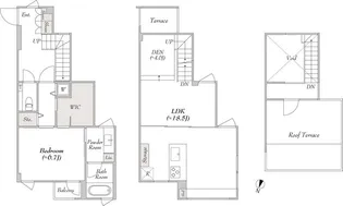 ルミークアン目黒【2階】の間取り