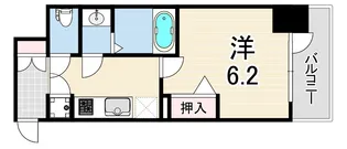 アドバンス神戸セラフィム【10階】の間取り