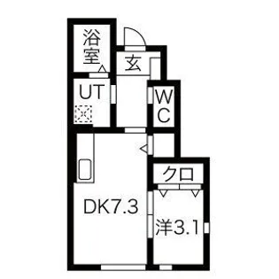 proximoB【1階】の間取り
