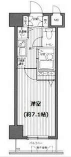 ガラ・ステージ麻布十番【11階】の間取り