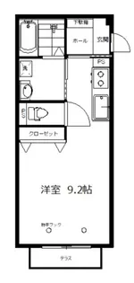 アムールアドニス【1階】の間取り