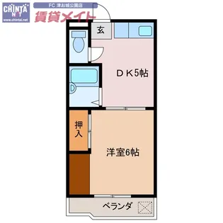 ブルージュ寿町【2階】の間取り