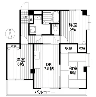 エミネンスいづみ【4階】の間取り