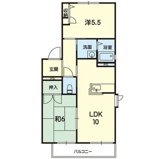 ディアス北門前【2階】の間取り