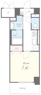 ピノ・アガタ岐阜駅前【2階】の間取り