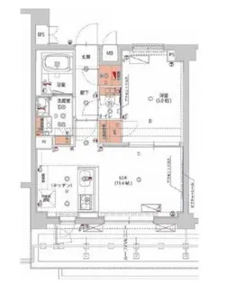 ハーモニーレジデンス神楽坂ヒルズsecond【6階】の間取り