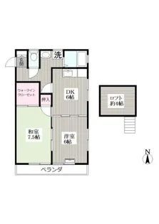 ベルコート【2階】の間取り