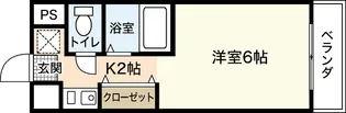 ウィンディア海老園【2階】の間取り