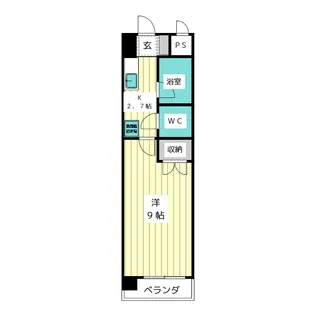 サンハイツヤマキ【3階】の間取り