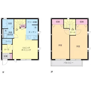 イノーバII【2階】の間取り