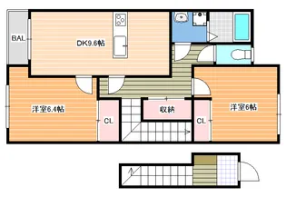 パティオ リッチモンド E【2階】の間取り