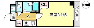 アローズマンション【1階】の間取り