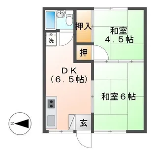 荒町ハウス【1階】の間取り