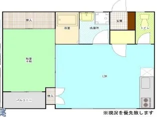 浜松メディカルパークビル(住居)【6階】の間取り