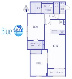 Belle Lead 大倉山【2階】の間取り
