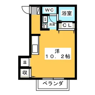 サンfriends東大久手【2階】の間取り