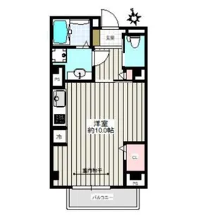 カサ・モンテ【3階】の間取り