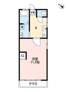 セリシール下南部【1階】の間取り