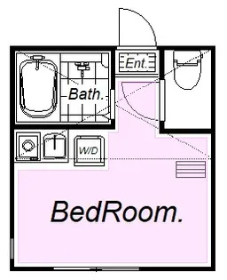 ユナイト上星川 ジーポップストリート【1階】の間取り