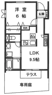 東郷ハイツ【1階】の間取り