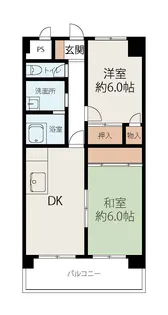 レジデンスさくら【3階】の間取り