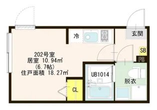 クリエ ボヌール【2階】の間取り