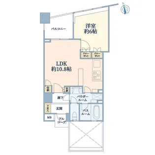 サンクタス吉祥寺ハートランド【3階】の間取り