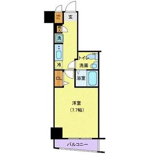 ジェノヴィア石神井台グリーンヴェール【1階】の間取り