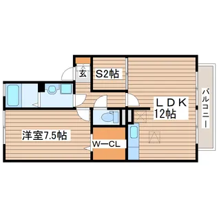 ウィステリア【2階】の間取り