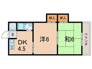サリーズ西明石【2階】の間取り