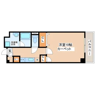 ブォンジョルノ【6階】の間取り