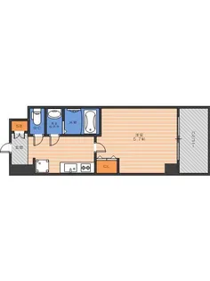 Le-Bear天王寺東【9階】の間取り